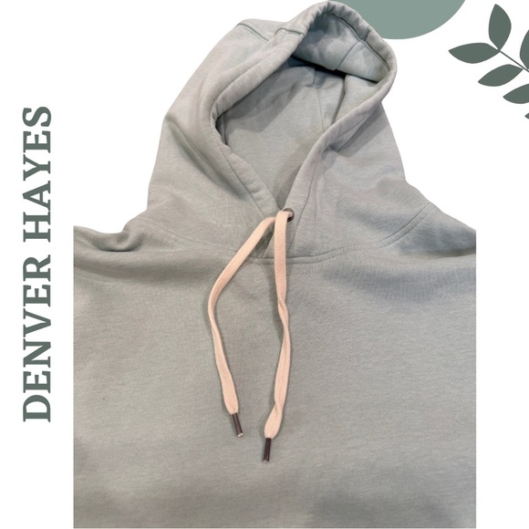 🛍️3/$40 Denver Hayes Light Green Pullover Hoodie | Classic Fit | Size Large - Picture 4 of 5